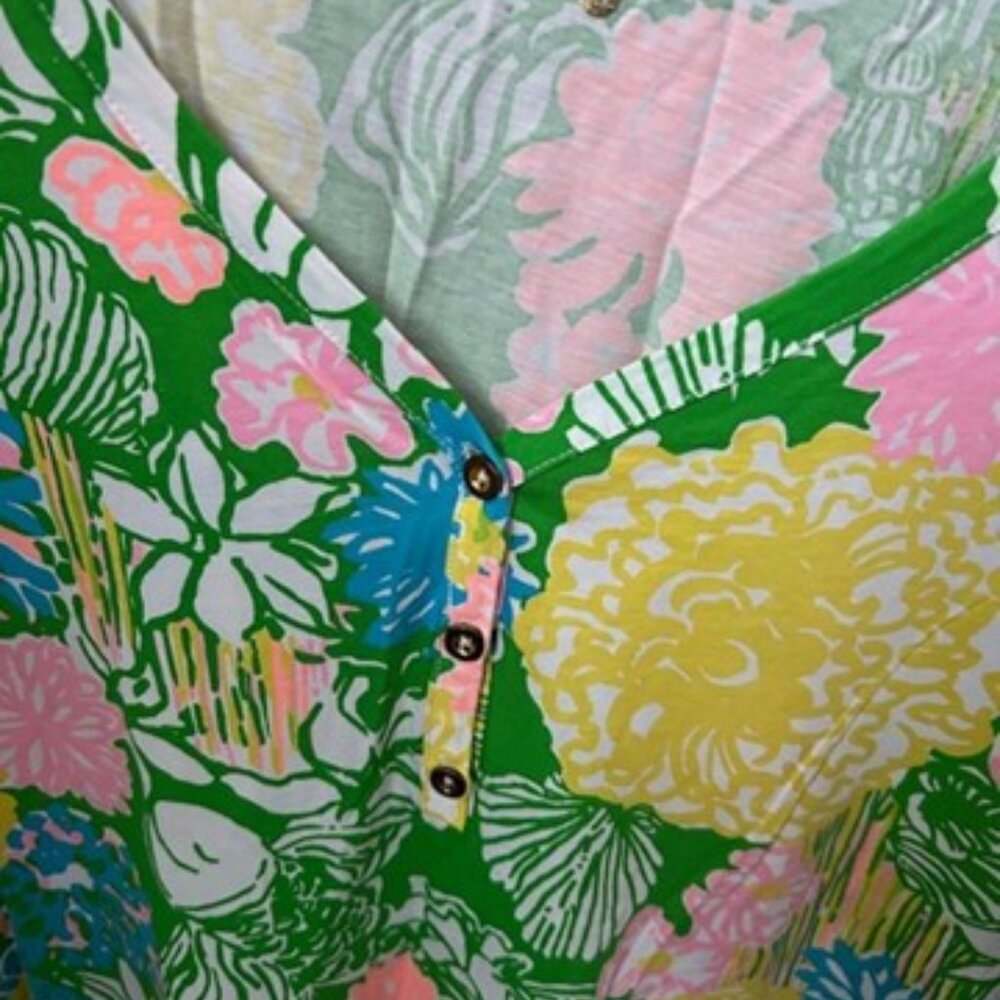 Lilly Pulitzer Hibiscus Stroll- Palmetto Dress UEC XL - Picture 5 of 6